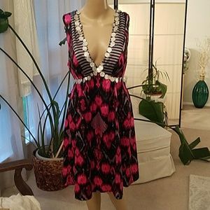 Fun ikat gypsy dress!